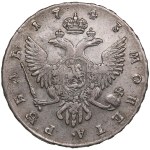 Russia Rouble 1743 СПБ - Elizabeth (1741-1762)
