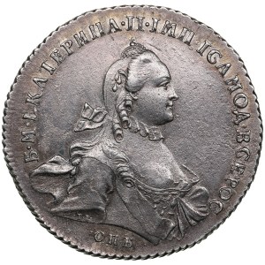 Russia Rouble 1762 СПБ-НК - Catherine II (1762-1796)