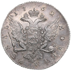 Russia Rouble 1762 СПБ-НК - Catherine II (1762-1796)