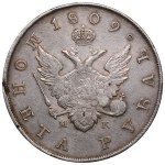 Russia Rouble 1809 СПБ-МК - Alexander I (1801-1825)