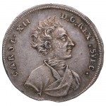 Sweden Pomerania (Pommern) Stralsund (Poland) Silver Medal 1718 - Death of Karl XII at Fredriksten - Karl XII (1697-1718