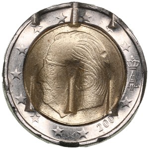 Belgium (Brussels Mint) 2 Euros 2001 - Albert II (1993-2013) - Cancelled mint error coin