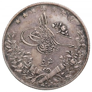 Ottoman Empire, Eyalet of Egypt (Berlin Mint) AR 5 Qirsh RY 29 (1903) - Abdul Hamid II (AH 1293-1327 / 1876-1909 AD)