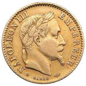 France, Second Empire (Strasbourg) 10 Francs 1864 - Napoleon III (1852-1870)