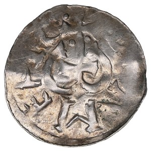 Německo, Saské vévodství (Jever) AR Denár ND - Ordulf (1059-1072)