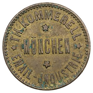 Germay (München) Brass Trade Token 5 Pfennig (early 20th cent.)