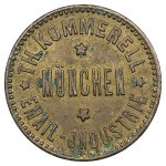 Germay (München) Brass Trade Token 5 Pfennig (early 20th cent.)
