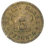 Germay (München) Brass Trade Token 5 Pfennig (early 20th cent.)