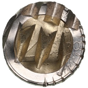 Germany (Stuttgart Mint) 2 Euros 2003 - Cancelled mint error coin