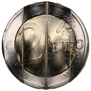 Malta 2 Euros 2012 - Majority representation 1887 - Cancelled mint error coin