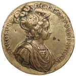 Sweden Cast Bronze Medal 1688 - Childhood of Prince Karl, Age 7 - Karl XI (1660-1697)