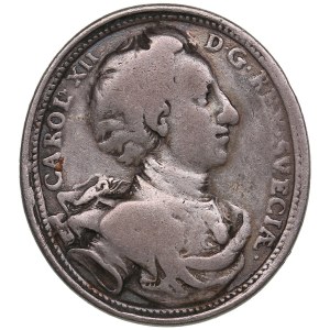 Sweden Silver Medal 1708 - Swedish People's Wishes for Their Hero King - Karl XII (1697-1718)