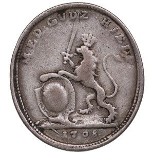 Sweden Silver Medal 1708 - Swedish People's Wishes for Their Hero King - Karl XII (1697-1718)