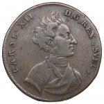 Sweden Pomerania (Pommern) Stralsund (Poland) Bronze Medal 1716 - Speculations on the Plans of Karl XII - Karl XII (1697