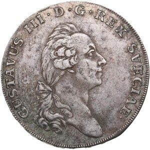 Sweden (Stockholm) 3 Daler Silvermynt 1774 - Gustav III (1771-1792)