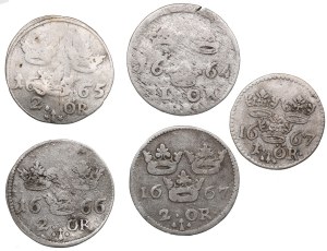Stříbrné mince Švédska (5) - Karl XI (1660-1697)