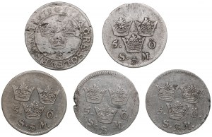 Stříbrné mince Švédska (5) - Karl XI (1660-1697)