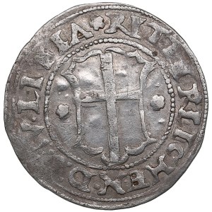 Livonian Order (Riga) AR Ferding 1556 - Heinrich von Galen (1551-1557)