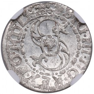 City of Riga under Polish rule, BI Schilling / Solidus 1618 - Sigismund III Vasa (1587-1632) - NGC MS 63