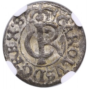 City of Riga under Swedish rule, BI Schilling / Solidus 1664 - Karl XI (1660-1697) - NGC MS 63