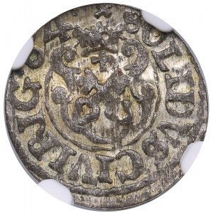 City of Riga under Swedish rule, BI Schilling / Solidus 1664 - Karl XI (1660-1697) - NGC MS 63