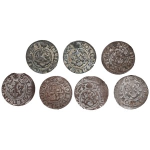 Švédské Livonsko (Riga) BI Schilling / Solidus - Karl XI (1660-1697) (7)