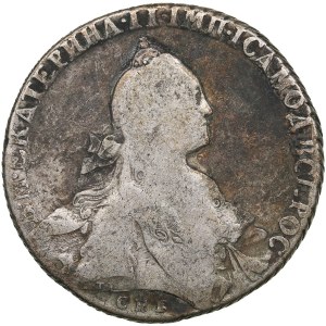 Russia Rouble 1766-1768 СПБ-AШ - Catherine II (1762-1796)