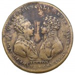 Russia (Germany) Bronze Jeton 1813 - In memory of the Battle of Leipzig, 6-7/18-19 October 1813 - Alexander I (1801-1825
