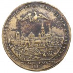 Russia (Germany) Bronze Jeton 1813 - In memory of the Battle of Leipzig, 6-7/18-19 October 1813 - Alexander I (1801-1825