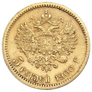 Russia 5 Roubles 1900 ФЗ - Nicholas II (1894-1917)