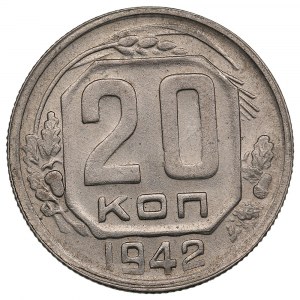 Russia (USSR) 20 Kopecks 1942