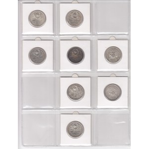 Small Collection of Russian (RSFSR, USSR) Poltinniks (50 Kopecks) (1921-1927) (11)
