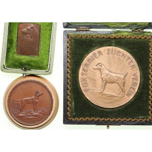 Group of 3 Bronze Finnish (Russia) & Austro-Hungarian Medals - Kennel Clubs (3)