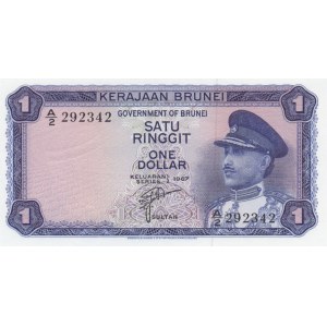 Brunei 1 Ringgit 1967