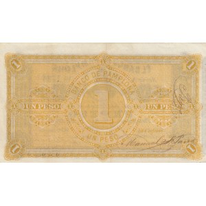 Colombia 1 Peso 1883 Pamplona