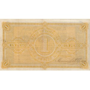 Colombia 1 Peso 1883 Pamplona