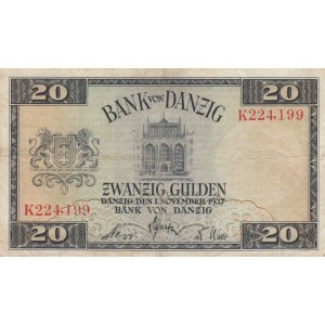 Danzig 20 Gulden 1937