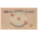 Estonia 500 Marka ND (1920-1921) - Specimen