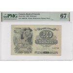 Estonia 20 Krooni 1932 - PMG 67 EPQ Superb Gem Unc