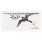 Estonia 500 Krooni - Printer rendition