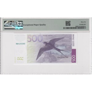 Estonia 500 Krooni 2007 - PMG 66 EPQ Gem Uncirculated