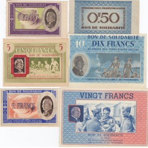 France 0,5-20 Francs 1941 Bone de Solidarite (6)