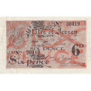 Jersey 6 Pence 1941
