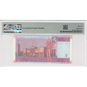 Lithuania 20 Litu 2007 - Replacement - PMG 66 EPQ Gem Uncirculated