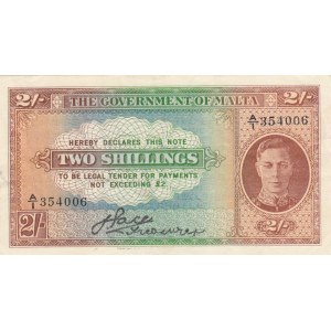 Malta 2 shillings 1942