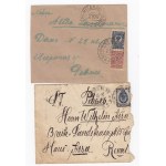 Group of envelopes & postcard: Germany, Russia, Estonia - Reval 1904-1917 (4)