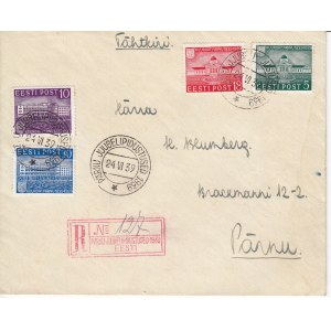 Group of envelopes: Estonia 1939-1940, Special cancellation (5)