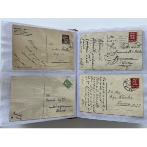 Mostly Collection of postcards - Estonia, Various places of cancellation from Põdrangu to Sutlepa (1 album)