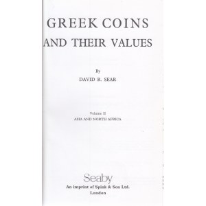 Greek Coins and Their Value, Vol II - Asia and North Africa, 1979