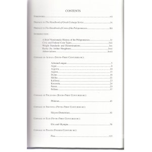 The Handbook of Greek Coinage Series, Vol 5: Handbook of Coins of the Peloponnesos, 6-1 Centuries BC, 2011